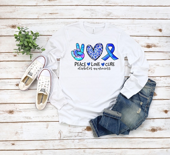 Ready to Press,   Diabetes Awareness  ,heat transfer print , DTF Transfer Print