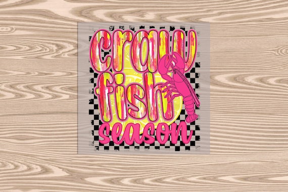 Ready to Press, Crawfish Season, Brushstroke, heat transfer print, DTF Transfer Print