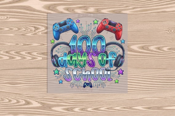 Ready to Press DTF Transfer-100 days Gamer- heat transfer