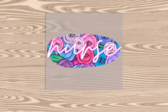 Ready to Press, Nurse flowers, DTF Transfer Print