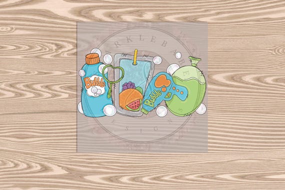 Ready to Press, Summer Bubble, DTF Transfer Print