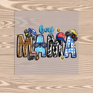 Ready to Press, Boy Mama, heat transfer print, DTF Transfer Print