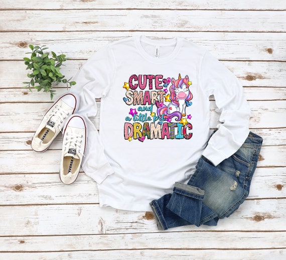 Ready to Press,   Dramatic Rainbow Unicorn  ,heat transfer print , DTF Transfer Print