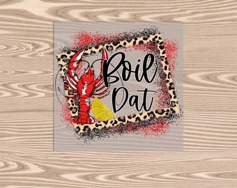 Ready to Press DTF Transfer-Boil Dat Crawfish- heat transfer