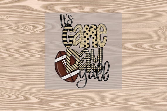 GameDay Yall DTF Transfer Print: Ready to Press