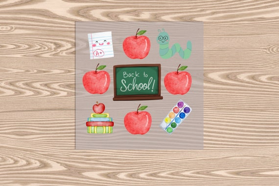 Ready to Press, Book Worm Back to School Coquette, heat transfer print, DTF Transfer Print