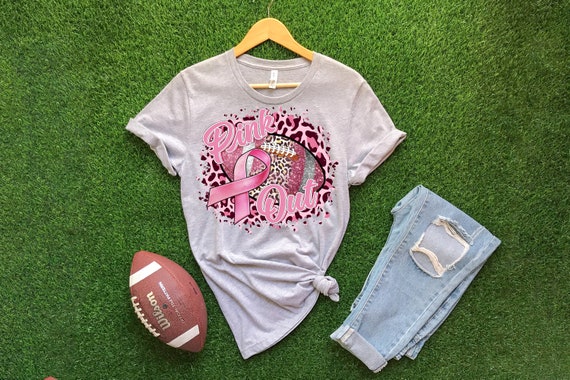 Ready to Press, Pinkout Football, heat transfer print, DTF Transfer Print