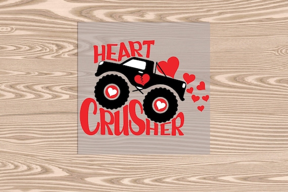 Ready to Press, Heart Crusher, DTF Transfer Print, heat transfer print