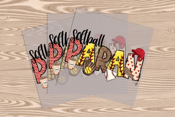 Ready to Press, Softball Paran, heat transfer print, DTF Transfer Print