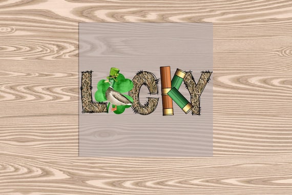 Ready to Press, Lucky Duck, St. Patrick's Day, DTF Transfer Print