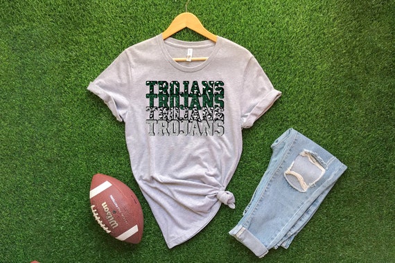 Ready to Press,   Trojans Stack  ,heat transfer print , DTF Transfer Print
