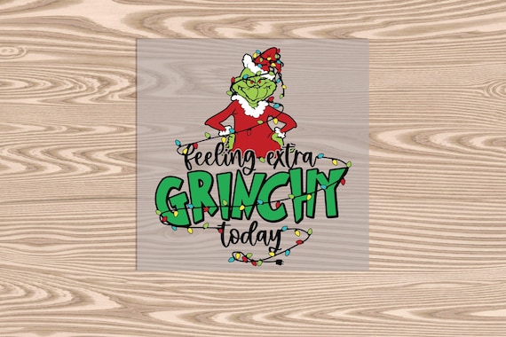Ready to press, Green Man Extra, Merry Christmas, DTF Transfer Print