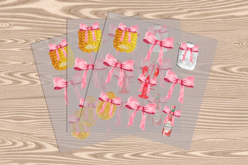 Ready to Press DTF Transfer-Crawfish Coquette- heat transfer 画像 1