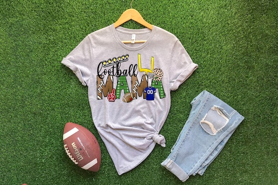 Ready to Press,   Football Mama  ,heat transfer print , DTF Transfer Print