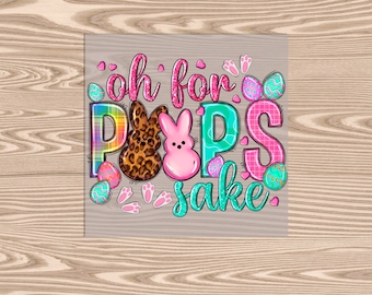 Ready to Press DTF Transfer-Peeps Sake Leopard,- heat transfer