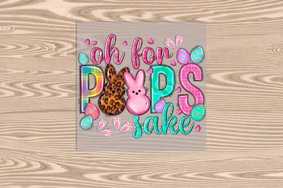 Ready to Press, Peeps Sake Leopard, DTF Transfer Print
