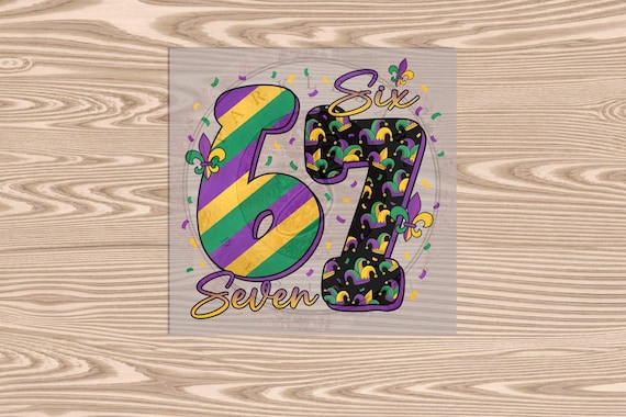 Ready to Press DTF Transfer-Mardi Gras 67 -- heat transfer