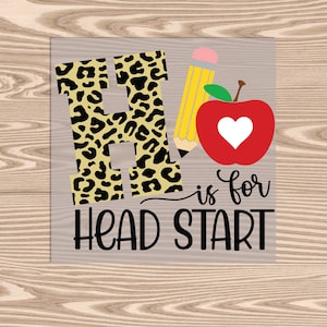 Ready to Press, H is for Headstart, heat transfer print, DTF Transfer Print