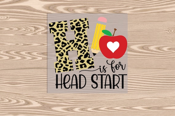 Ready to Press, H is for Headstart, heat transfer print, DTF Transfer Print