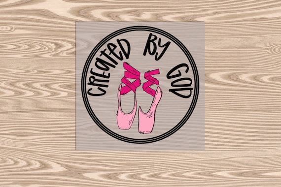Ready to Press, Ballet Circle, heat transfer print, DTF Transfer Print