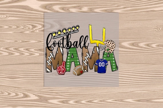 Football Mama DTF Transfer Print: Ready to Press