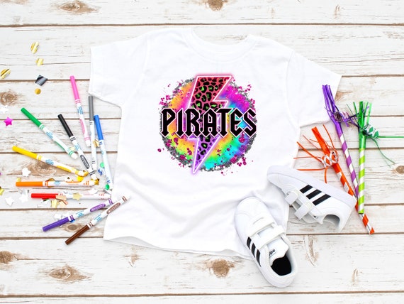 Ready to Press,   Neon Pirates,  ,heat transfer print , DTF Transfer Print