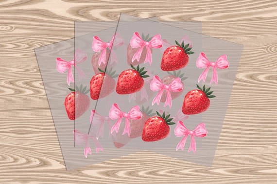 Ready to Press, Strawberry Coquette, DTF Transfer Print