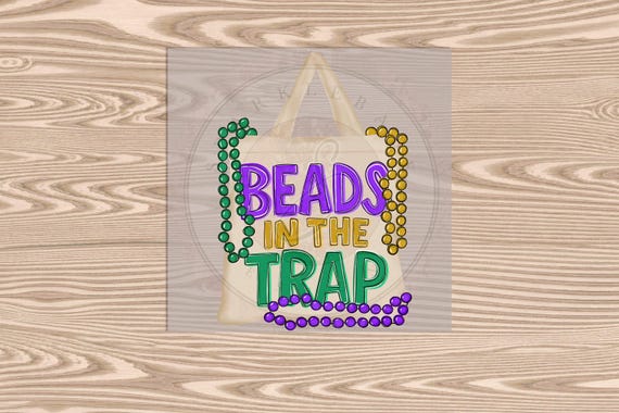 Ready to Press DTF Transfer-Beads in the Trap- heat transfer