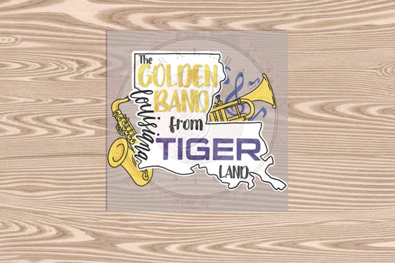 Golden Band DTF Transfer Print - Ready to Press Heat Transfer