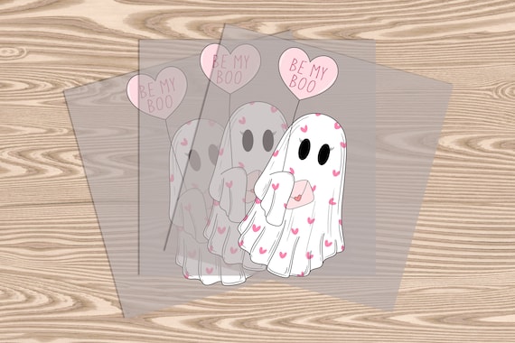 Ready to Press, Be My Boo, DTF Transfer Print, heat transfer print