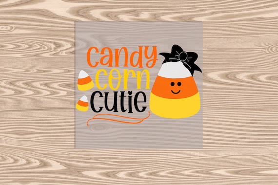 Ready to Press, Candy Corn Cutie Halloween, heat transfer print, DTF Transfer Print