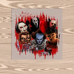 Ready to Press, Halloween Horror Movie, heat transfer print, DTF Transfer Print