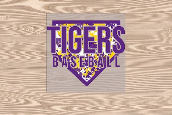Ready to Press, Tigers Baseball Diamond, heat transfer print, DTF Transfer Print