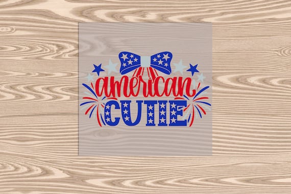 Ready to Press, American Cutie, DTF Transfer Print