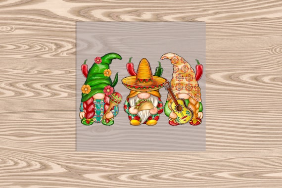Ready to Press, Cinco Gnomes, DTF Transfer Print