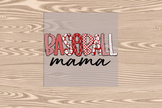Ready to Press,   Baseball Mama  ,heat transfer print , DTF Transfer Print