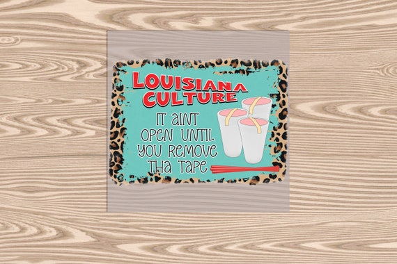 Ready to Press, Louisiana Culture, heat transfer print, DTF Transfer Print