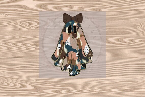 Ready to Press, Boojee Brown Ghost, Halloween, heat transfer print, DTF Transfer Print