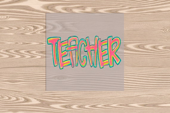 Ready to Press, Teacher Pink, heat transfer print, DTF Transfer Print
