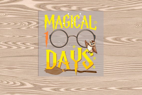Ready to Press, 100 Days Magical Potter, DTF Transfer Print