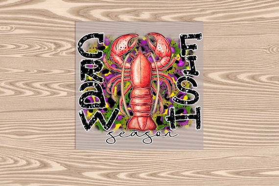 Ready to Press, Crawfish Season, heat transfer print, DTF Transfer Print
