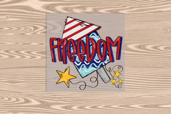 Ready to Press, Freedom Fireworks, DTF Transfer Print