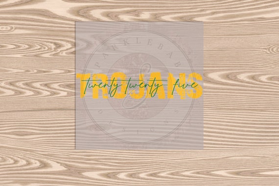 Exclusive-Ready to Press, Trojans Gold and Green 2025, heat transfer print, DTF Transfer Print