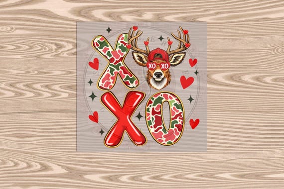 Ready to Press DTF Transfer-XOXO Deer- heat transfer