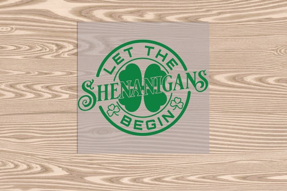 Ready to Press, Shenanigans St. Patrick's Day, DTF Transfer Print