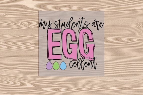 Ready to Press, Eggcellent Students, DTF Transfer Print