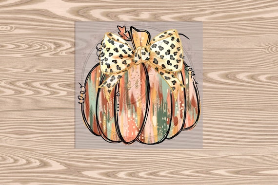 Ready to Press DTF Transfer-Fall Pumpkin Brushstroke