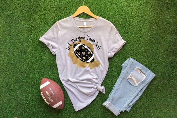 Ready to Press,   Let The Good Times Roll Football  ,heat transfer print , DTF Transfer Print