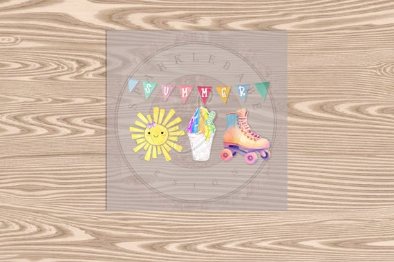 EXCLUSIVE-Ready to Press, Summer Skate, DTF Transfer Print