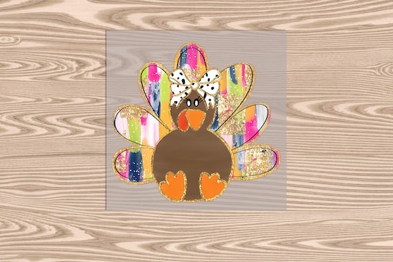 Ready to Press, Brushstroke Turkey, heat transfer print, DTF Transfer Print